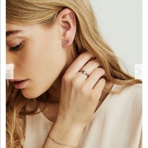 Kendra Scott Dorothy Earrings Diamond 14k Gold